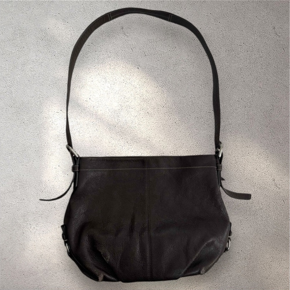 Coach 1941 Leather Crossbody Bag Black Leather Shoulder Handbag Adjustable Strap - Picture 2 of 16